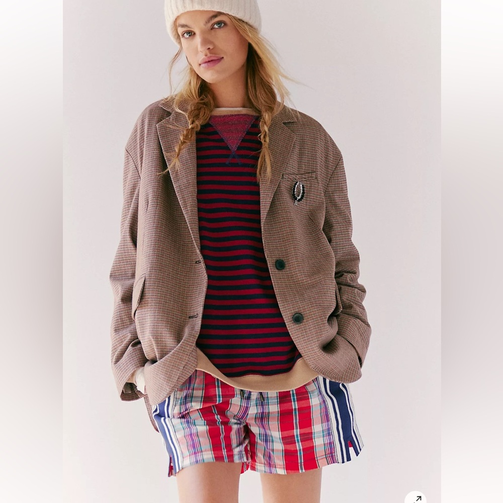 NEW FREE PEOPLE reggie blazer in ginger
